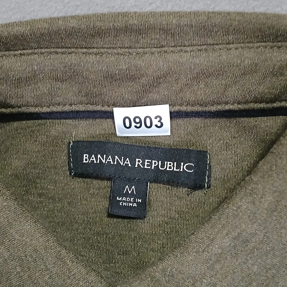 Banana Republic Men's‎ Luxe Touch Performance Polo Shirt, Green, Size M